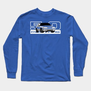 1987-90 Mustang GT Blue Stripe Long Sleeve T-Shirt